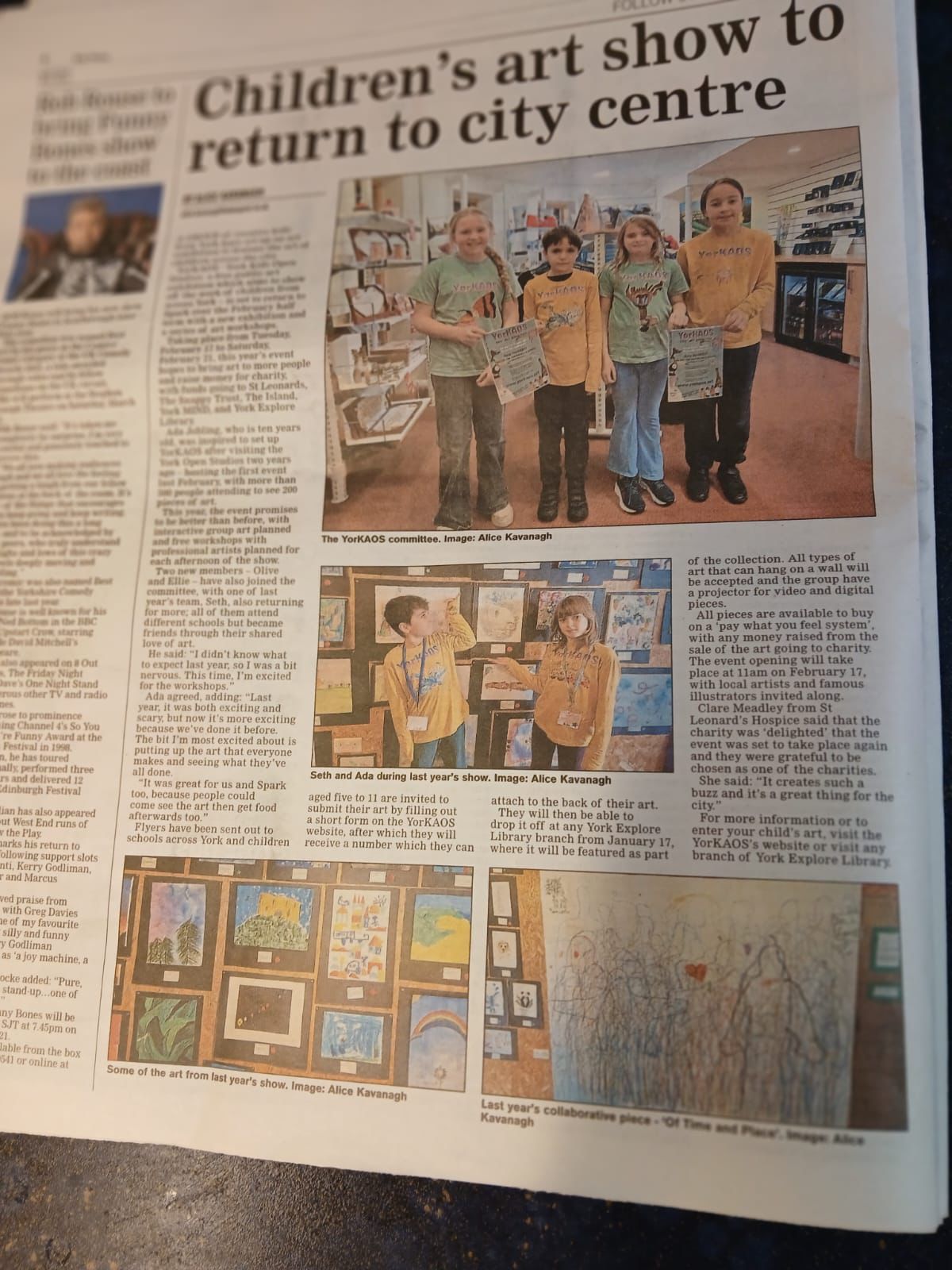 We made the papers!